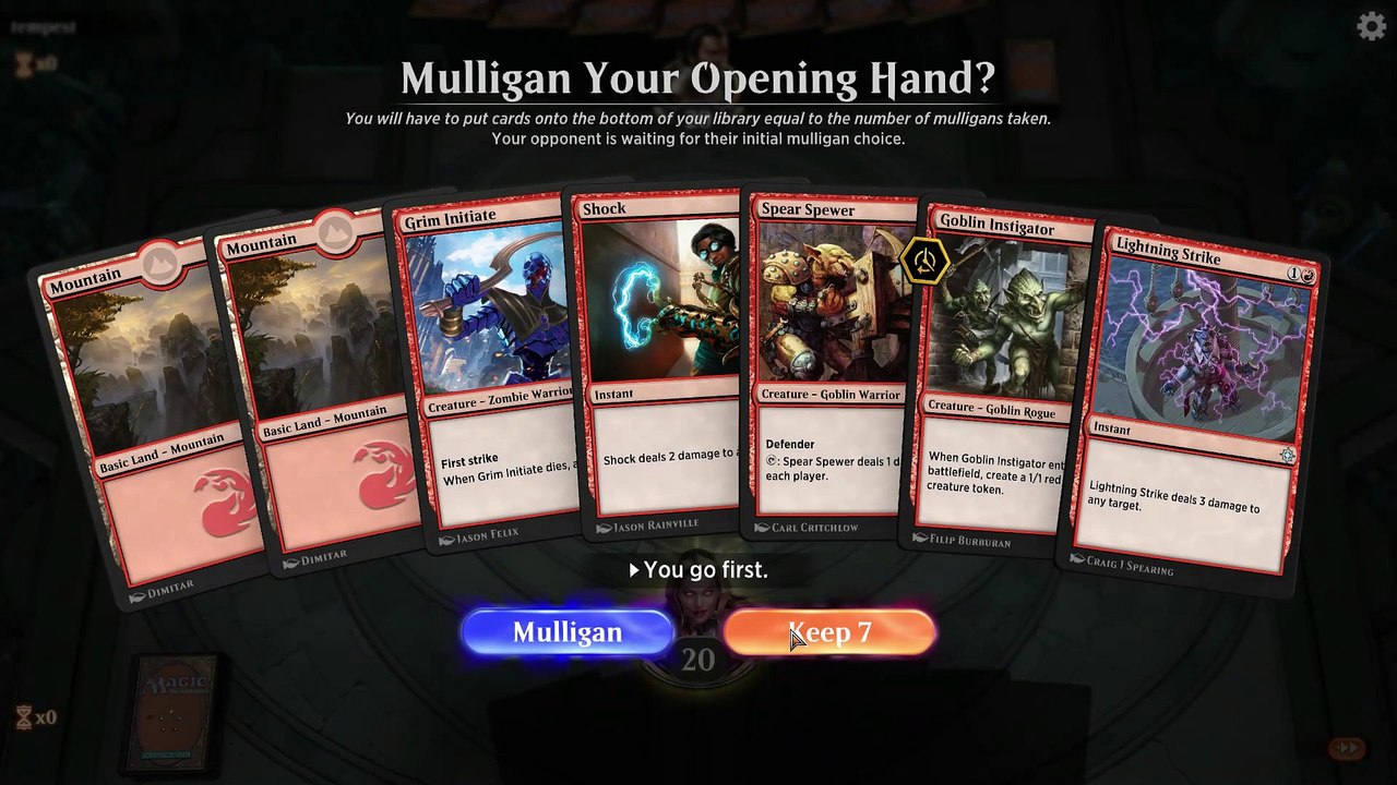Mono Red vs Azorius Control (Standard)