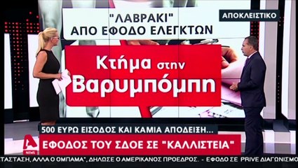 Ντου του ΣΔΟΕ σε καλλιστεία - Βρήκαν 250.000 σε σακούλες