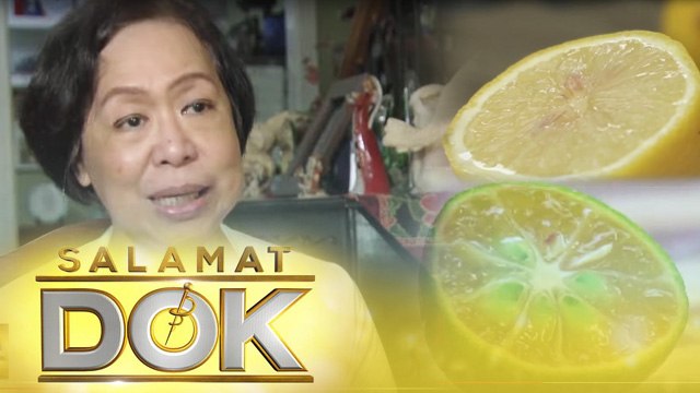 Dr. Susan Balingit talks about the benefits of calamansi on one's skin | Salamat Dok