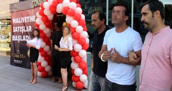 Ucuz altın satacağım deyip vatandaşları dolandıran kuyumcu sevgilisiyle yakalandı