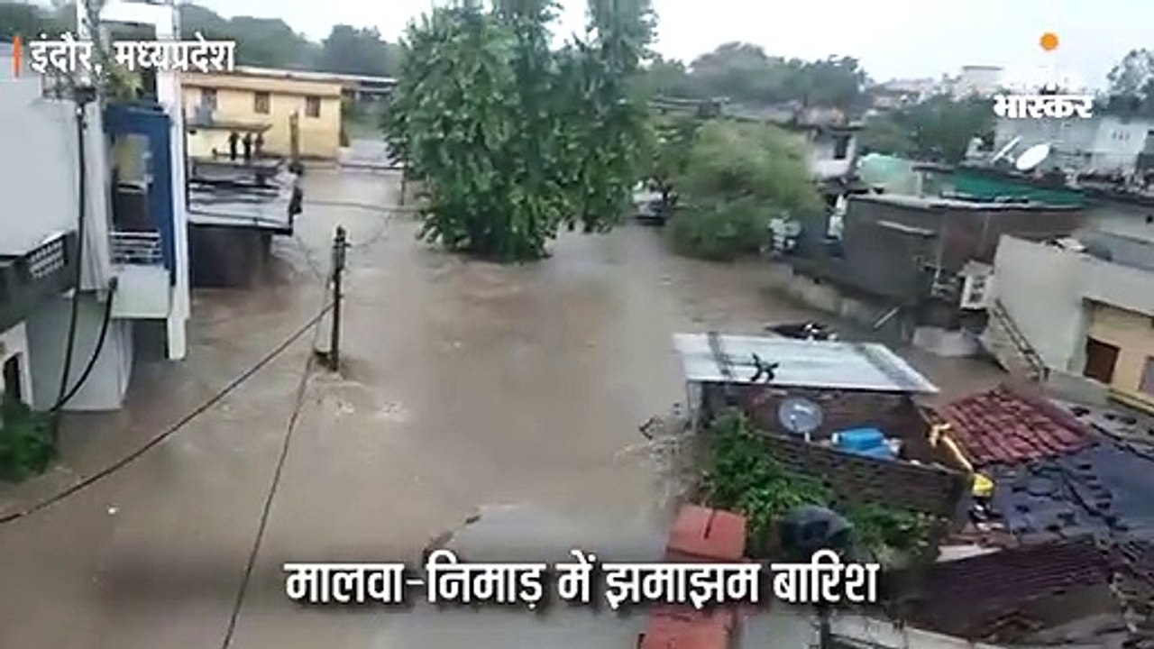 मालवा-निमाड़ में झमाझम बारिश, पानी में डूबा शाजा...