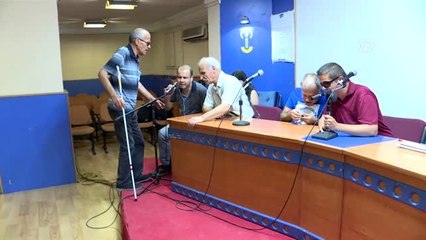 Görme engelliler bilgi yarışmasında ter döktü