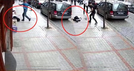 Yolda yürüyen genç kızı tekmeleyip bayıltan saldırgan, yeniden gözaltına alındı