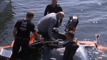 Putin se sumerge en aguas del golfo de Finlandia a bordo de un minisubmarino