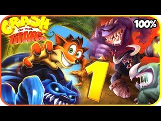 Crash of the Titans Walkthrough Part 1 (X360) 100% Episode 1 • A New Hop
