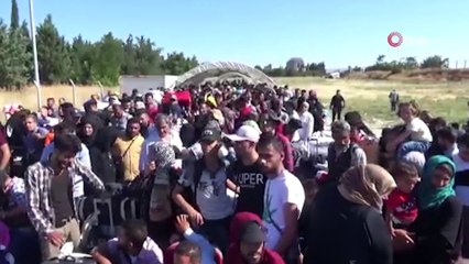 Bayram için Suriye'ye geçenlerin sayısı 5 bini buldu