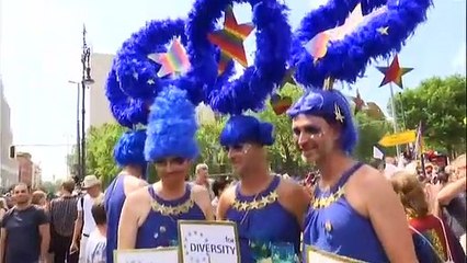 El colectivo LGTBI reivindica sus derechos en Europa