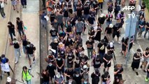 تظاهرة جديدة في هونغ كونغ بعد اعمال عنف السبت