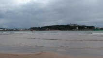 Nubes sobre la bahía de Santander