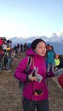 Glorious view from Poon Hill 3210 meters