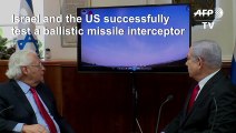 Israel, US successfully test long-range missile interceptor