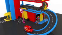 Learn Colors with Monster Street Vehicles Toys - Learning Videos