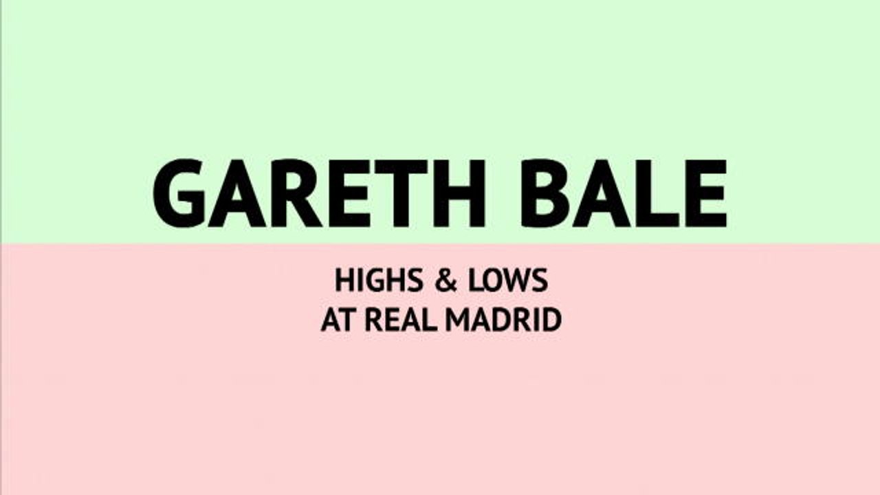 Gareth Bale - Highs and lows at Real Madrid