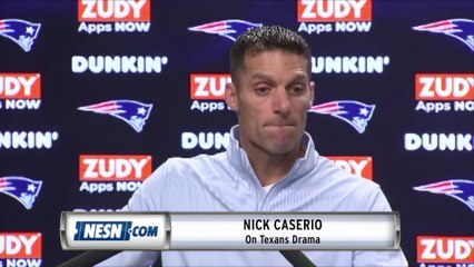 Nick Caserio Shuts Down Reporters' Questions About Texans Job