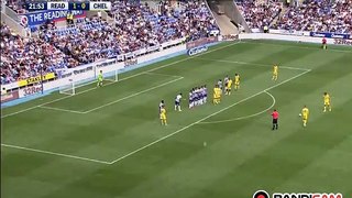 What Amazing Free Kick Goal Ross Barkley (1-1) Reading FC vs Chelsea FC