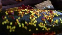 DUAL Grilled Goat with Cashewnuts GHEE Rice prepared by my daddy ARUMUGAM - Village food factory