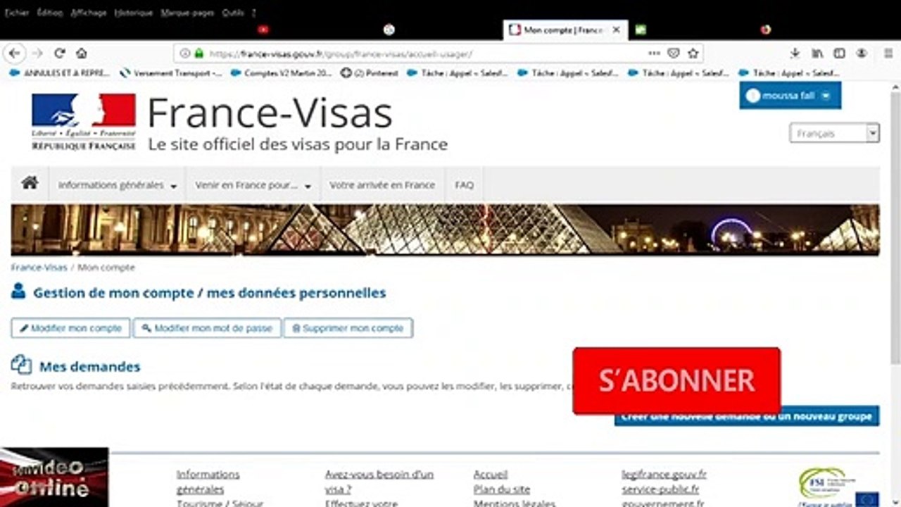 remplire le formulaire de demande visa etude france + liste des pieces justificatifs