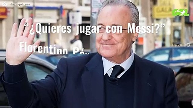 “¿Quieres jugar con Messi?” Florentino Pérez pilla al Barça negociando con un jugador del Real Madrid