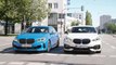 BMW 118d and BMW M135i xDrive Driving in the city