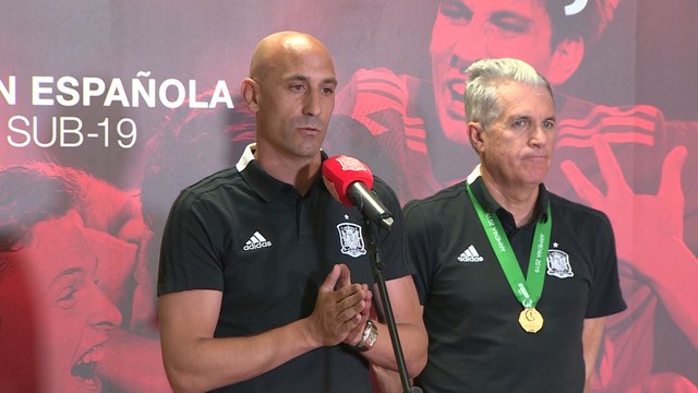 Rubiales: Habéis dado lo máximo y habéis ganado como un equipo