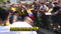 Bernal lauded by fans ahead of Tour finale