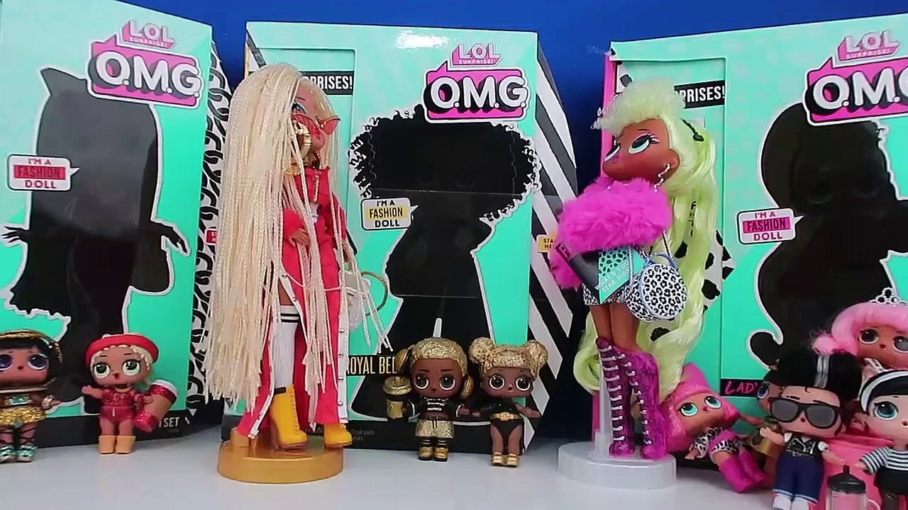 LOL Sürpriz OMG ROYAL BEE! L.O.L Surprise OMG Gerçek Saçlı Hareketli Oyuncak Bebek! BidünyaOyuncak