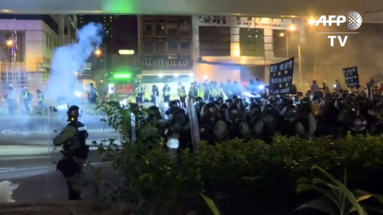 Erneute Zusammenstöße zwischen Polizei und Demonstranten in Hongkong