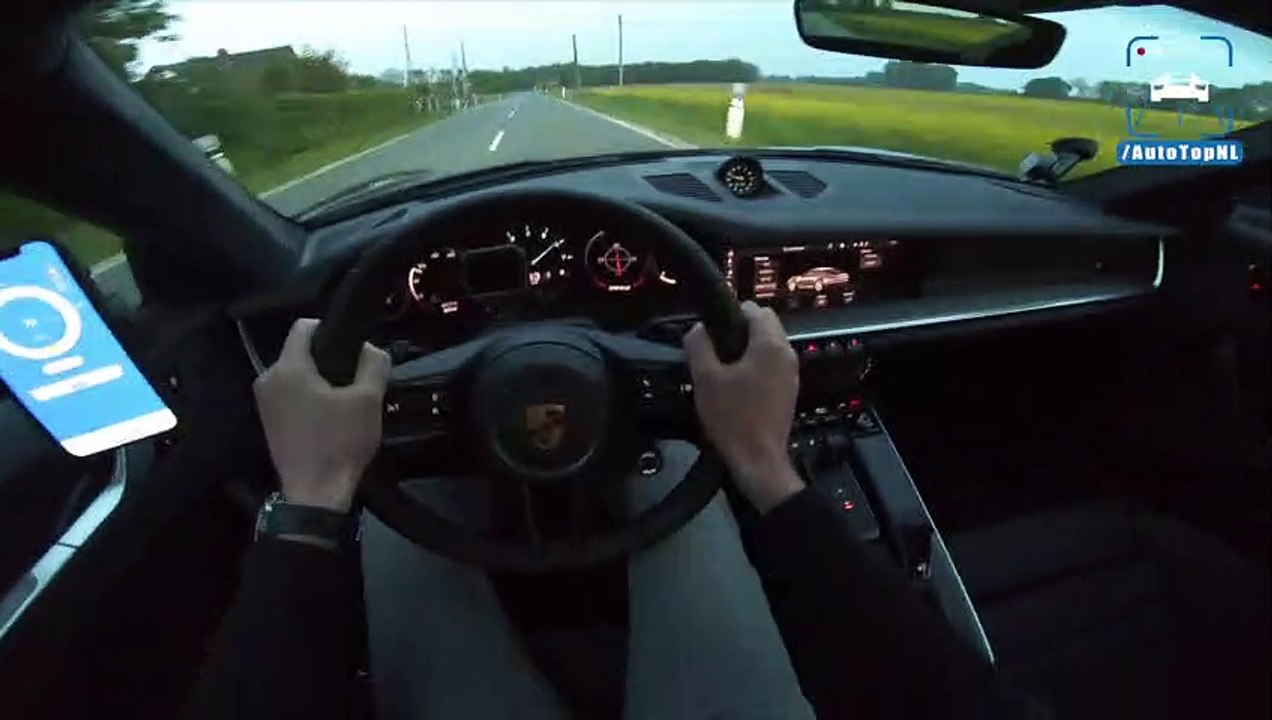 Porsche 911 992 Carrera S REVIEW POV Test Drive on AUTOBAHN & ROAD by AutoTopNL