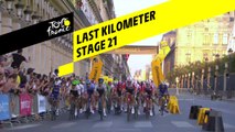 Last kilometer / Flamme rouge - Étape 21 / Stage 21 - Tour de France 2019