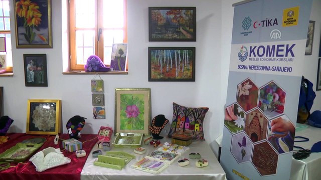 Saraybosna'da KOMEK sergisi açıldı - SARAYBOSNA