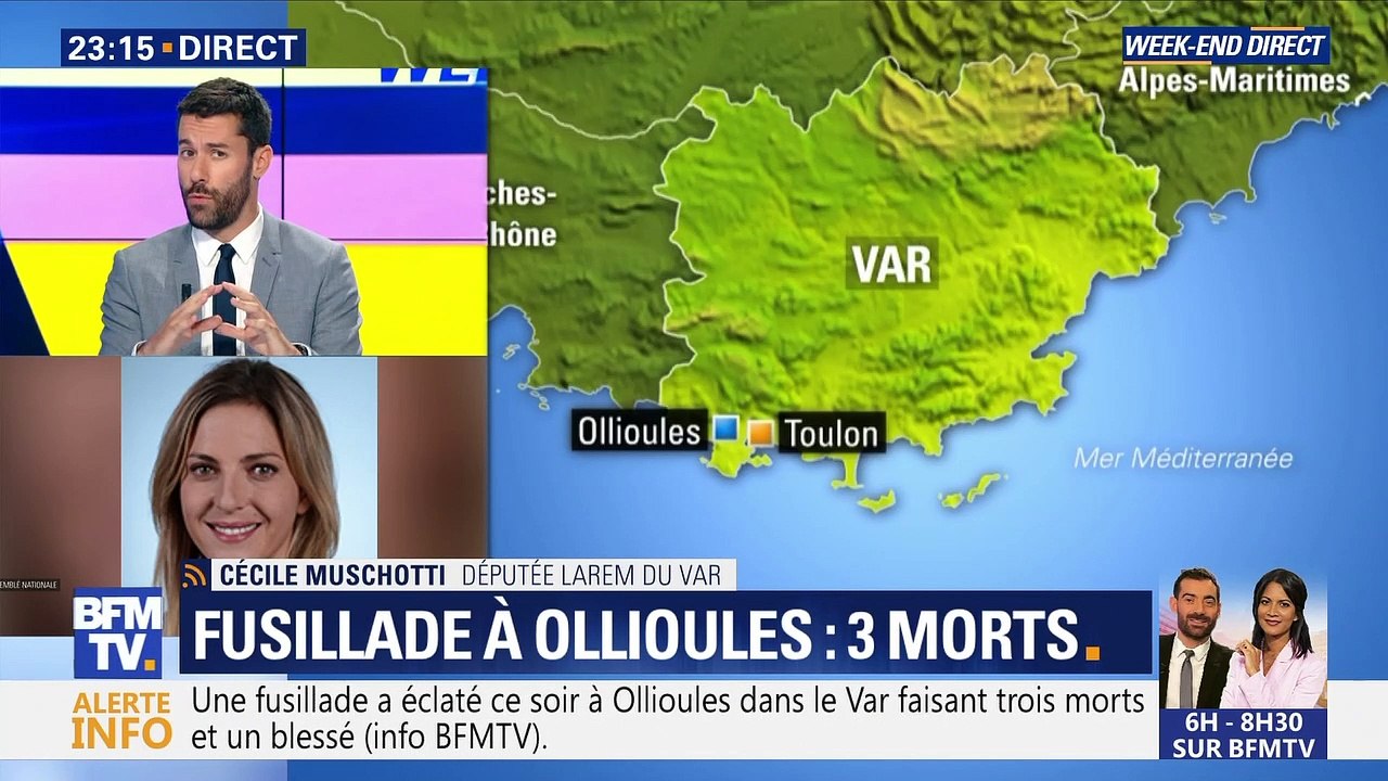 Var: au moins trois morts et un blessé dans une fusillade à Ollioules