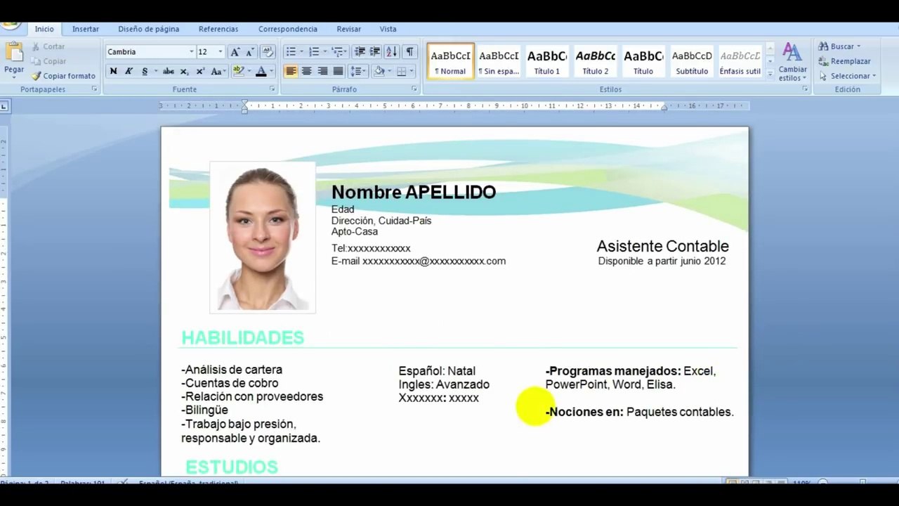 Cómo hacer un Curriculum