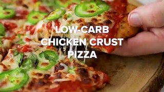 Low Carb Chicken Crust Pizza