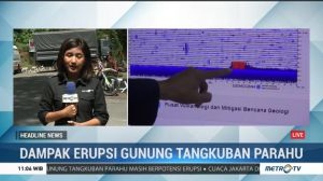 Aktivitas Gunung Tangkuban Parahu Berangsur Normal