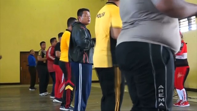 Obese Indonesian police officers ordered to shape up with fitness programme