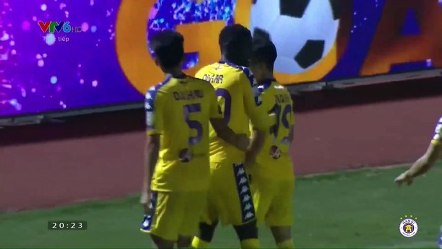 Quang Hải thể hiện phẩm chất ngôi sao, dứt điểm chéo góc quyết đoán hạ gục Thanh Thắng - HANOI FC