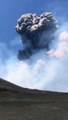 Mt Etna Eruption Sends Ash Airborne