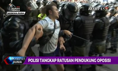 Demo Tuntut Putin Lengser, Lebih dari 1.000 Orang Ditangkap di Rusia