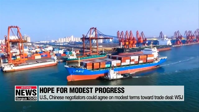 U.S., Chinese negotiators could agree on modest terms toward trade deal: WSJ