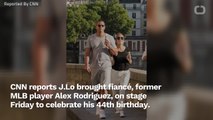 Jennifer Lopez Stops Concert For A-Rod Birthday