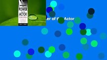About For Books  Power of the Actor  Best Sellers Rank : #4