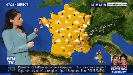 La météo pour ce lundi 29 juillet 2019