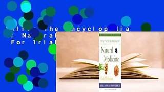 Online The Encyclopedia of Natural Medicine  For Trial