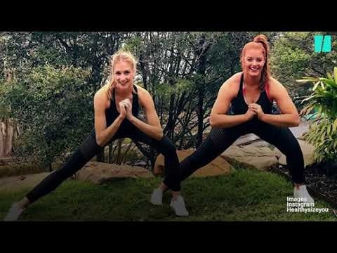 Ces sœurs montrent que la santé n'est pas une question de taille