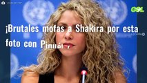 ¡Brutales mofas a Shakira por esta foto con Piqué! (ojo a lo que vas a ver)