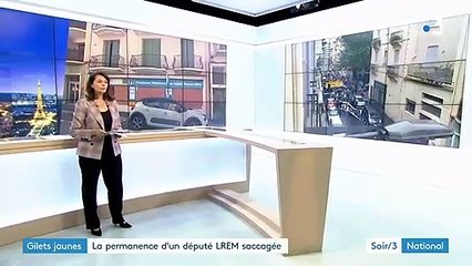 "Gilets jaunes" : la permanence d'un député LREM saccagée
