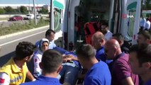 Sivas’ta özel harekat polislerini taşıyan servis kamyonetle çarpıştı: 5 yaralı