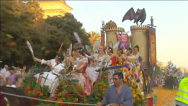 Batalla de flores en Valencia