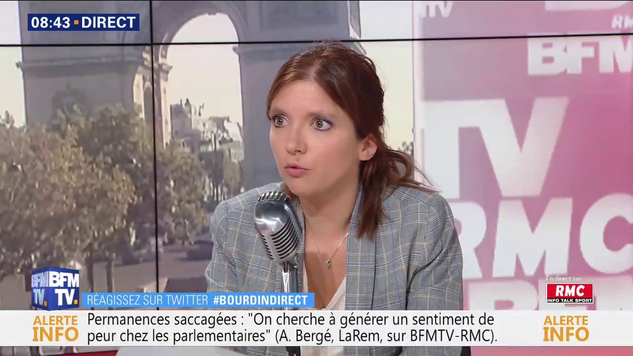 Aurore Bergé sur la permanence LaREM saccagée à Perpignan: "Se sont-ils posés la question de savoir s'il y avait quelqu'un à l'intérieur?"