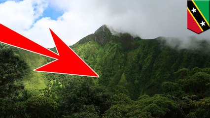 Man survives plunge into Carribean volcano